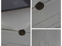 Lacres para convites de casamento