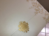 Lacres para convites de casamento
